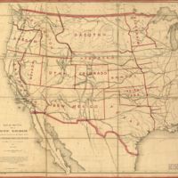 Map of routes for a Pacific railroad, compiled to accompany the report of the Hon. Jefferson Davis, sec. of war..jpg