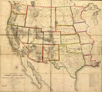 Map of the territory of the United States from the Mississippi River to the Pacific Ocean; ordered by Jeff' Davis, Secretary of War to accompany the reports of the explorations for a railroad route..jpg