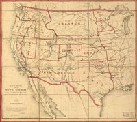 Map of routes for a Pacific railroad, compiled to accompany the report of the Hon. Jefferson Davis, sec. of war..jpg